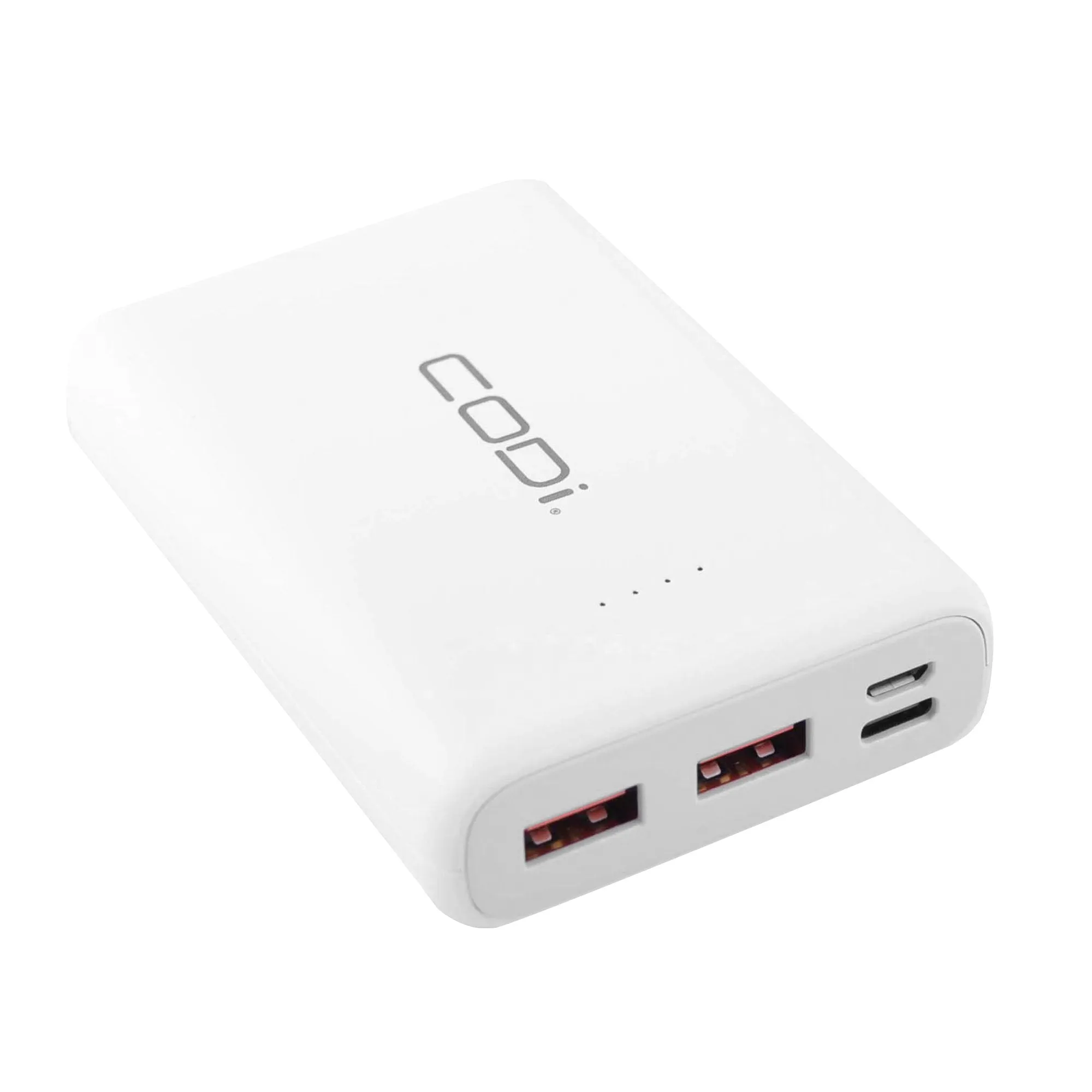 10,000mAh Quick Charge Powerbank w/ USB-C, USB-A (x2), Micro-USB