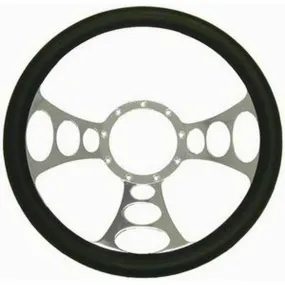 14" Orbitor Aluminium Steering Wheel (Chrome) RPCR5615