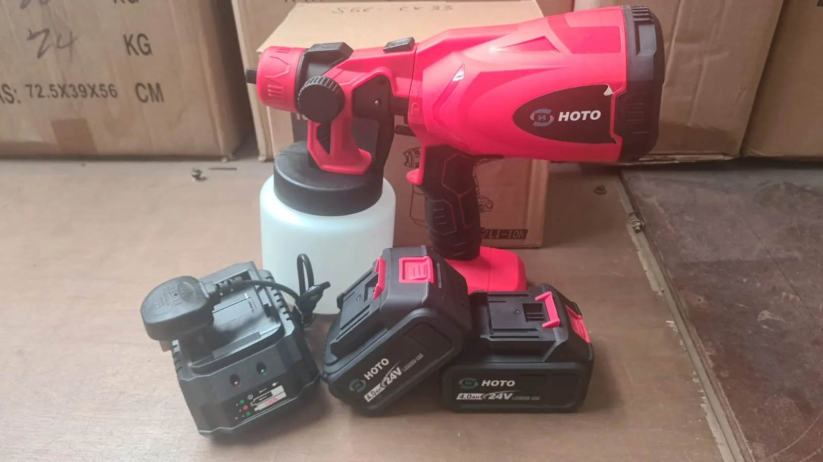 18V Portable Spray Gun Come with 2 Battery & 1 Charger | Model : SGE-CX33