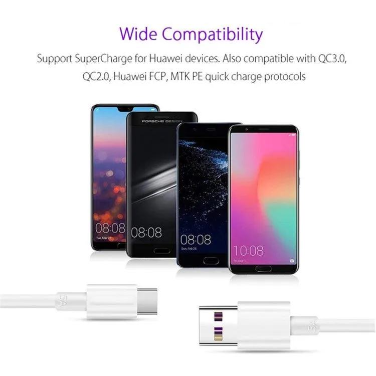 18W Dual USB-C & QC3.0 Travel Charger Set with Fast Charging Data Cable and Indicator Light, US Plug