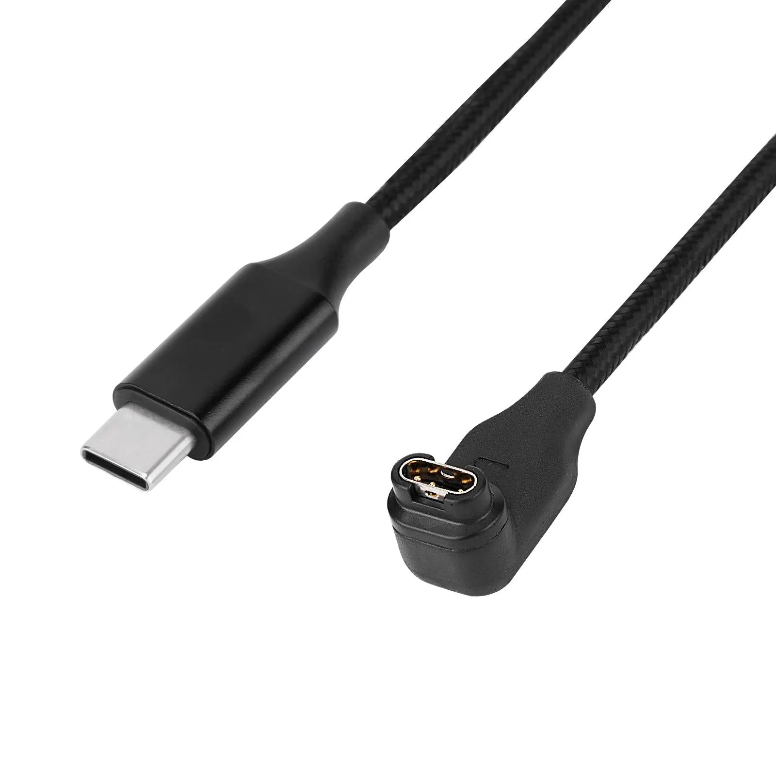 (1m) Garmin USB C Charging Nylon Charging Cable - Black