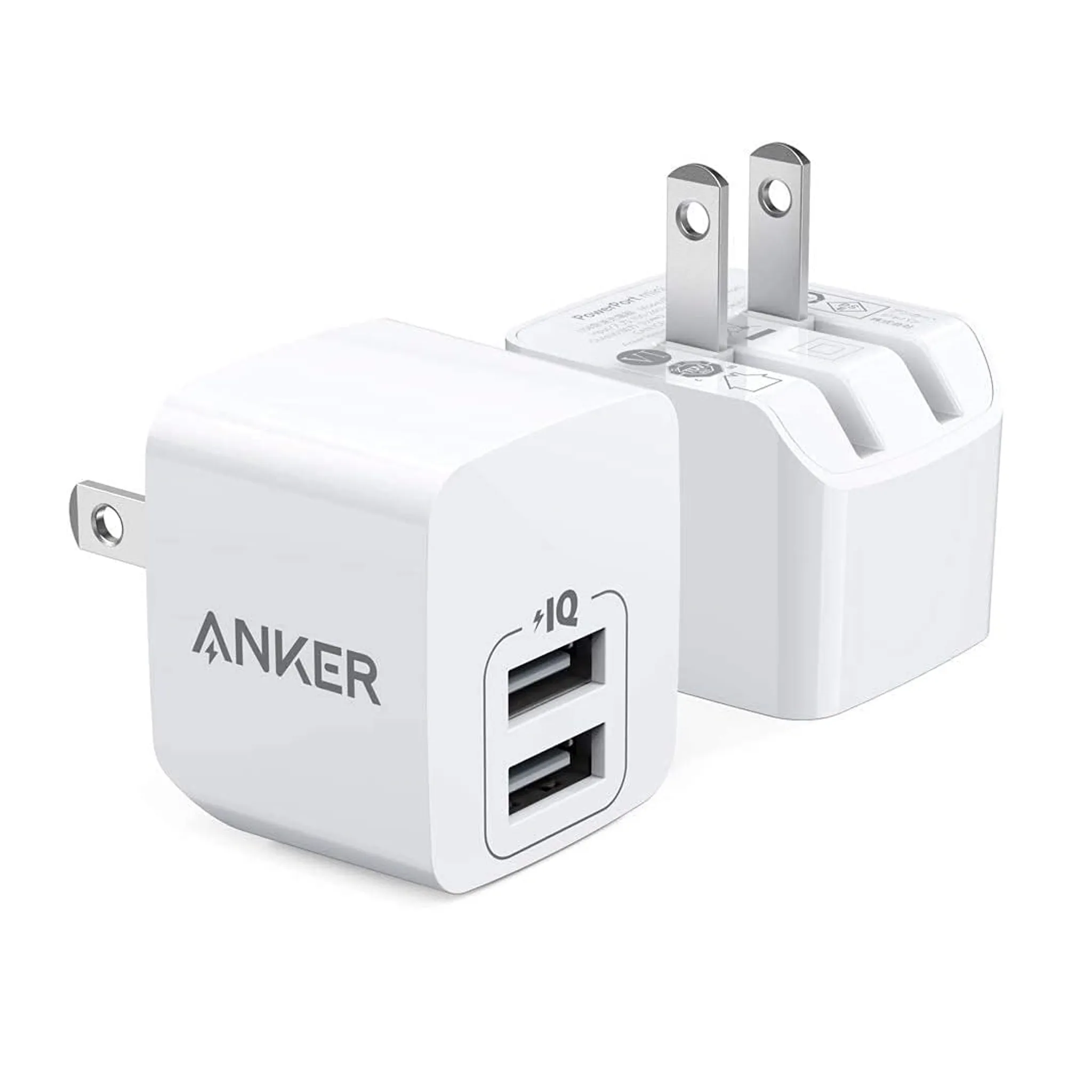 2-Pack Anker Dual Port Wall Charger