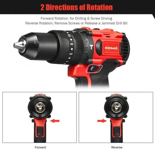 20V Cordless Brushless Hammer Drill Kit