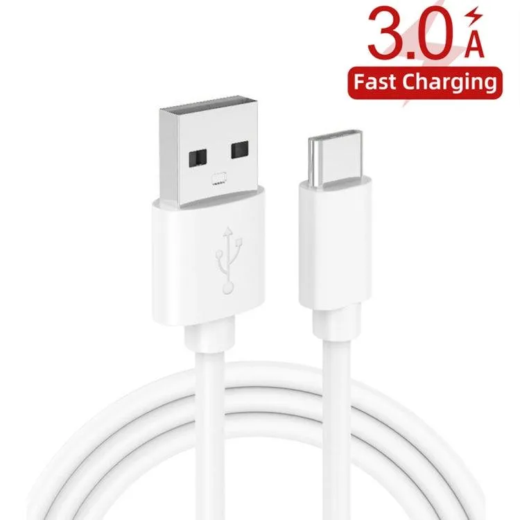 20W QC3.0 USB Fast Charger with LED Display & USB Type-C Data Cable, UK Plug