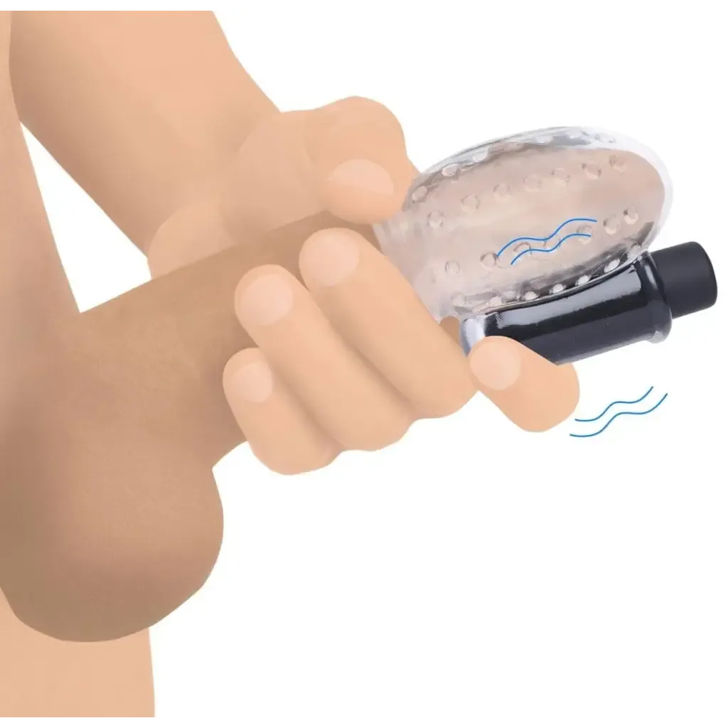 28x Rechargeable Penis Head Teaser With Remote Control