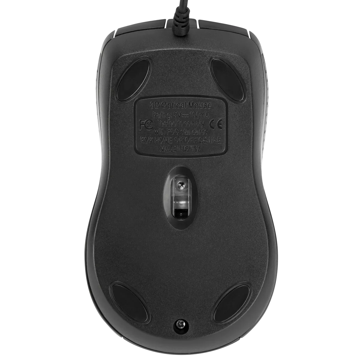 3-Button USB Full-Size Optical Mouse