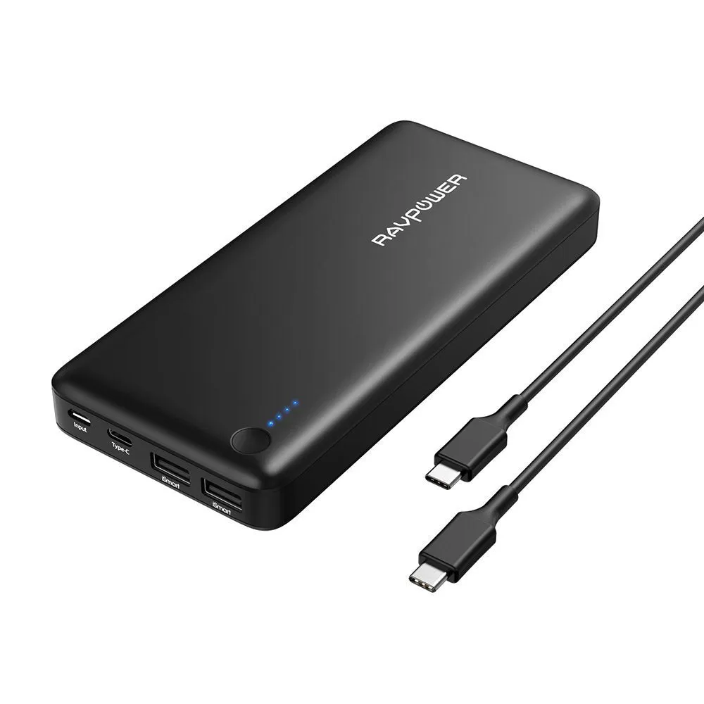 30% OFF on RAVPower 26800mAh 30W Output USB C PD Power Bank