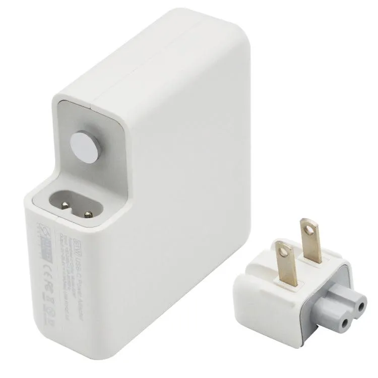 87W Portable Type-C Power Adapter with 1.8m Charging Cable - US Plug Included