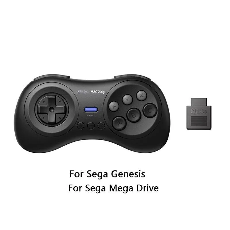 8BitDo M30 👉9 Pin👈  2.4G Wireless Gamepad: For Sega Genesis and Mega Drive