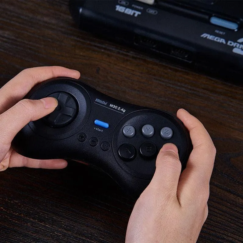 8BitDo M30 👉9 Pin👈  2.4G Wireless Gamepad: For Sega Genesis and Mega Drive