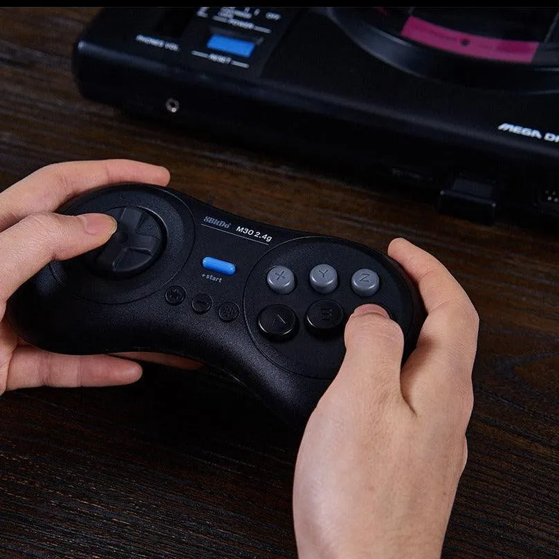 8BitDo M30 👉9 Pin👈  2.4G Wireless Gamepad: For Sega Genesis and Mega Drive