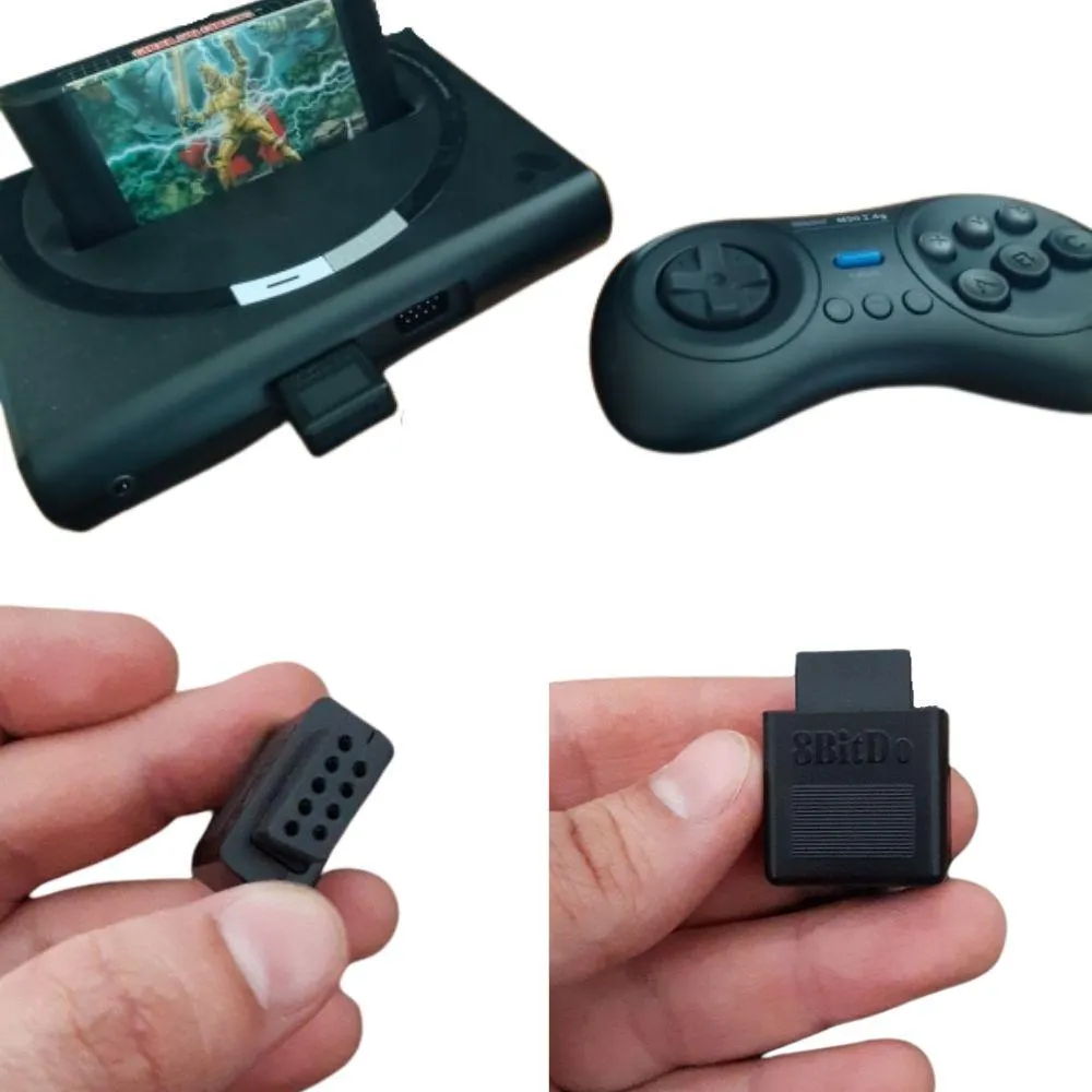 8BitDo M30 👉9 Pin👈  2.4G Wireless Gamepad: For Sega Genesis and Mega Drive