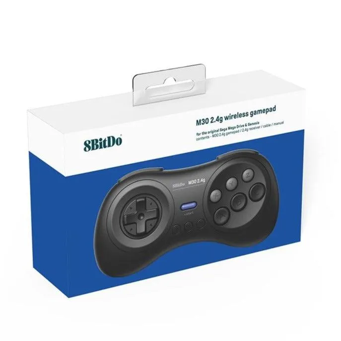 8BitDo M30 👉9 Pin👈  2.4G Wireless Gamepad: For Sega Genesis and Mega Drive