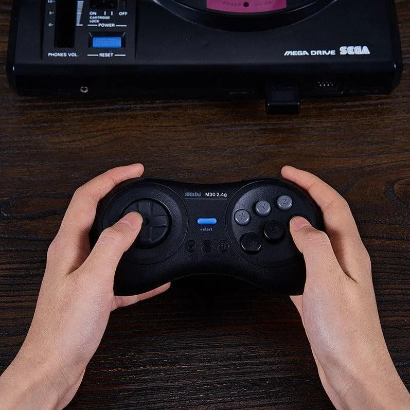 8BitDo M30 👉9 Pin👈  2.4G Wireless Gamepad: For Sega Genesis and Mega Drive