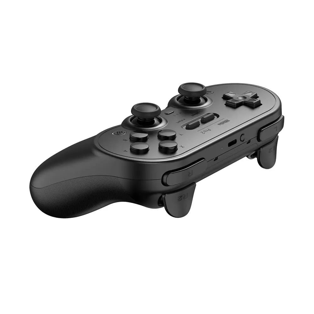 8Bitdo Pro 2 Bluetooth Controller for Switch/Switch OLED, PC, Macos, Android, Steam & Raspberry Pi (Black Edition) - Nintendo Switch