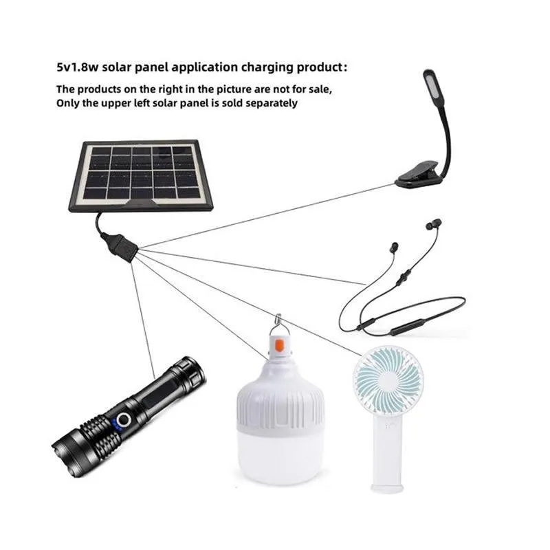 8W 6V USB Solar Panel Charger PI-84