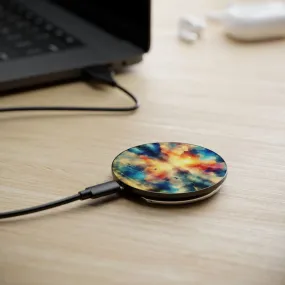 A colorful minimal sunrise Magnetic Induction Charger