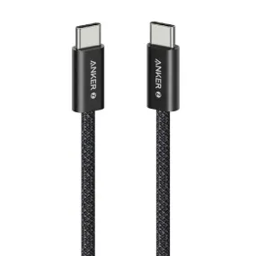 A8060H11 Anker Zolo USB-C to USB-C Cable 240W Braided (0.9m/3ft) - Black