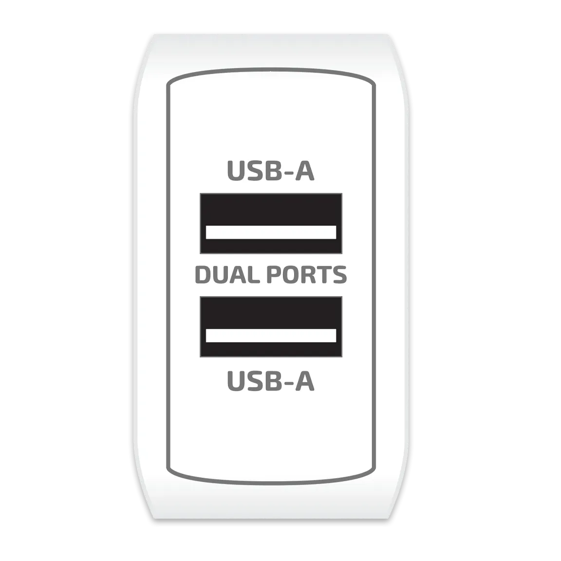 AC Wall Charger with Dual USB Port 2.4 Amp - 3 Pieces Per Pack 24629