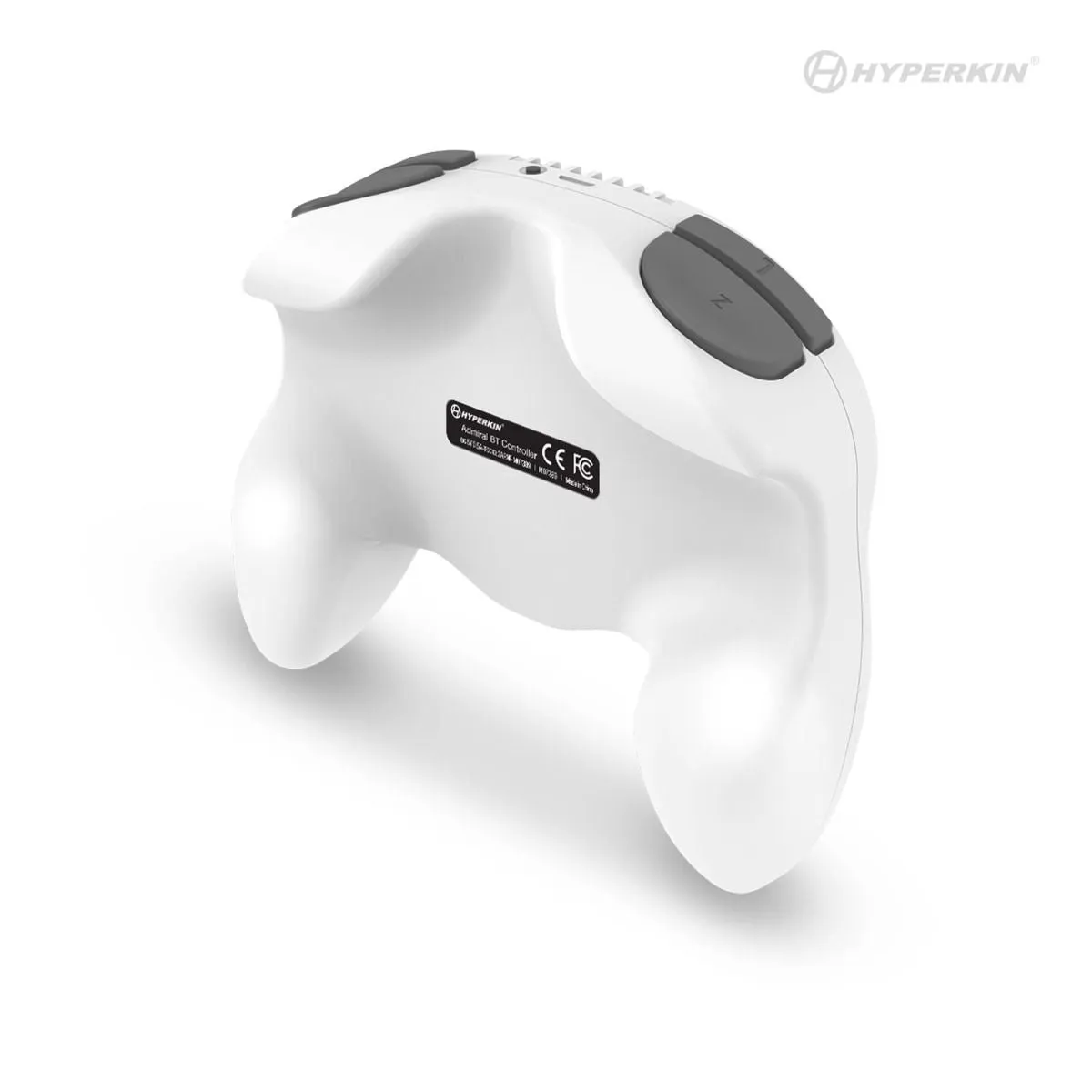 Admiral Premium wireless BT controller for N64/ Nintendo Switch/ Nintendo Switch Lite/ PC/ Mac/ Android - White | Hyperkin