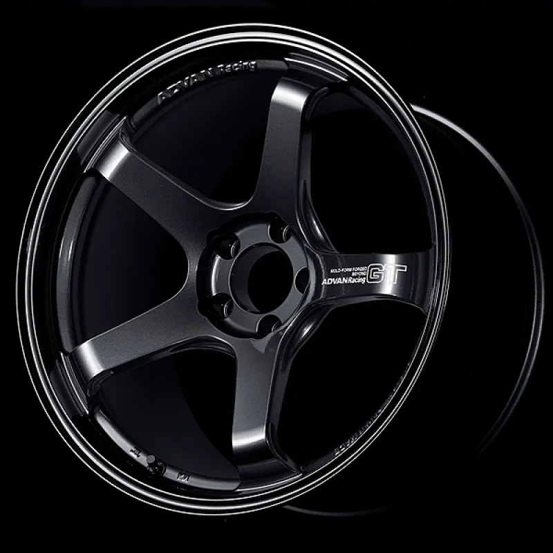 Advan GT Beyond 19x9.5  25 5-112 Racing Titanium Black Wheel