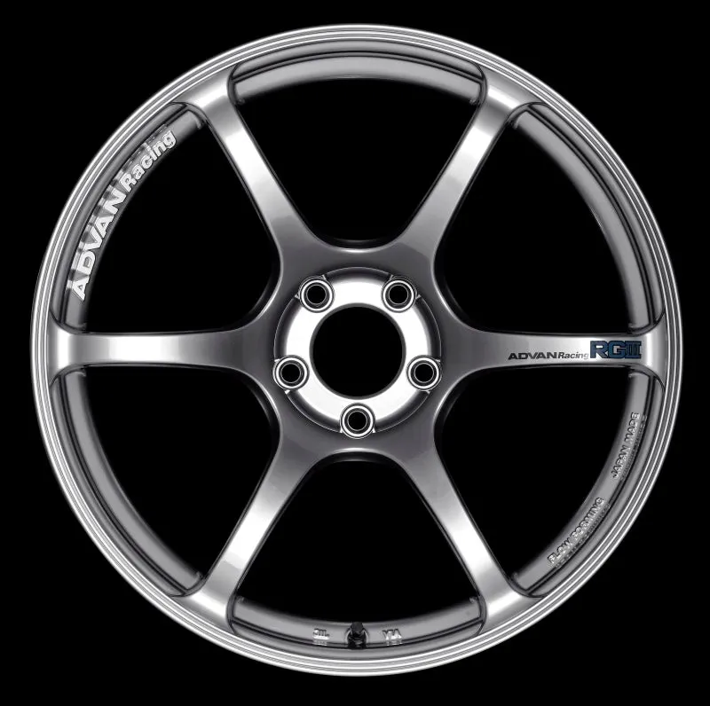 Advan RGIII 17x9.0  45 5-114.3 Racing Hyper Black Wheel