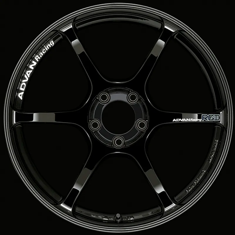 Advan RGIII 18x8.5  31 5x114.3 Racing Gloss Black Wheel