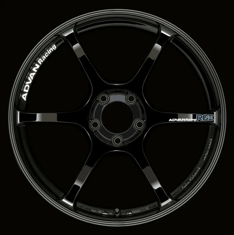 Advan RGIII 18x9.0  35 5-114.3 Racing Gloss Black Wheel