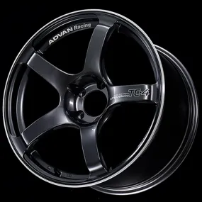 Advan TC4 18x9.5  45 5-120 Racing Black Gun Metallic and Ring Wheel