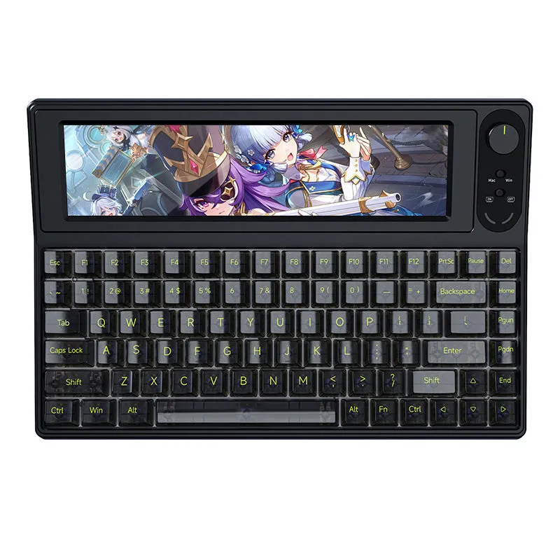 Ajazz AKP846 Cyberdeck 10.1″ Large Smart Display QMK Wired Mechanical Keyboard