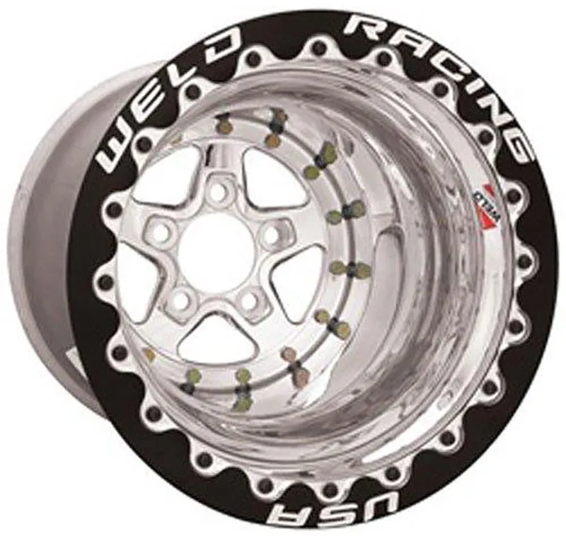 Aluma-Star 15 x 12" Wheel, Polished, Single Beadlock WE88512278D