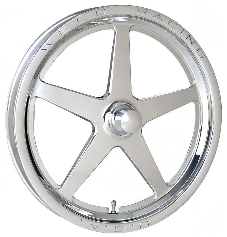 AlumaStar 2.0 1-Piece 17 x 2.125" Spindle Mount Wheel - Polished Finish WE788-17