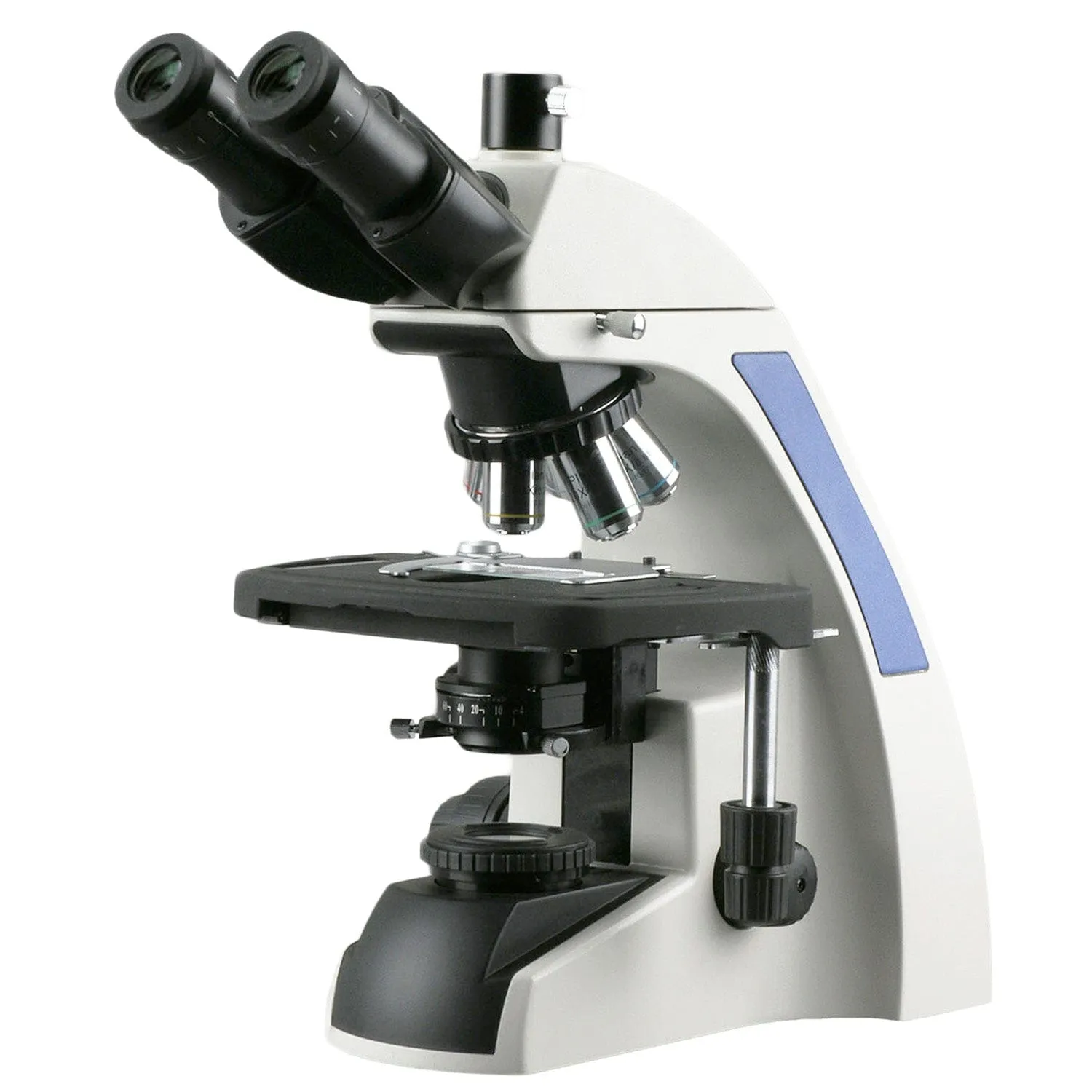 AmScope T720 Series Laboratory Plan Infinity Kohler Trinocular Compound Microscope 40X-1000X Magnification with 1080 HDMI Camera