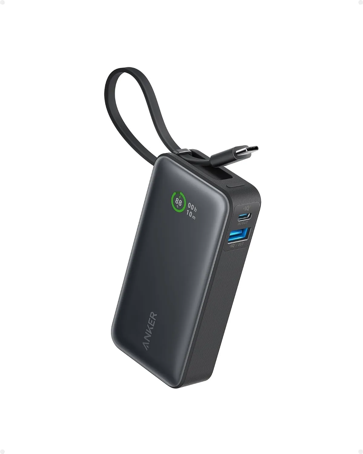 Anker Nano power bank (30w,built-in usb-c cable)