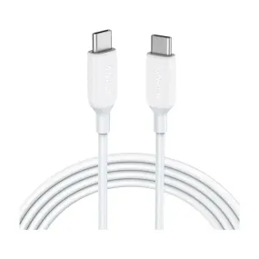 Anker PowerLine III USB-C to USB-C 100W 6ft - White