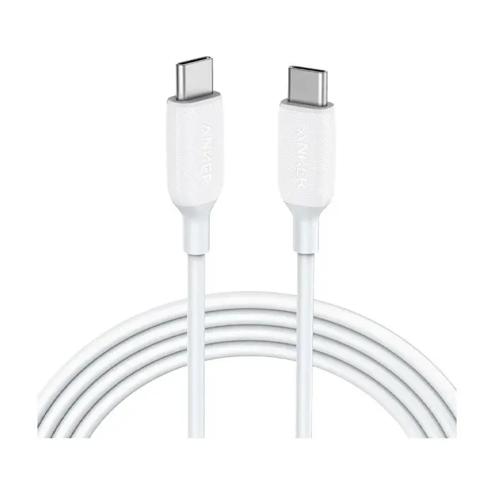 Anker PowerLine III USB-C to USB-C 100W 6ft - White