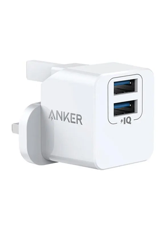 Anker PowerPort Mini Dual Port USB Charger (PowerIQ) - A2620