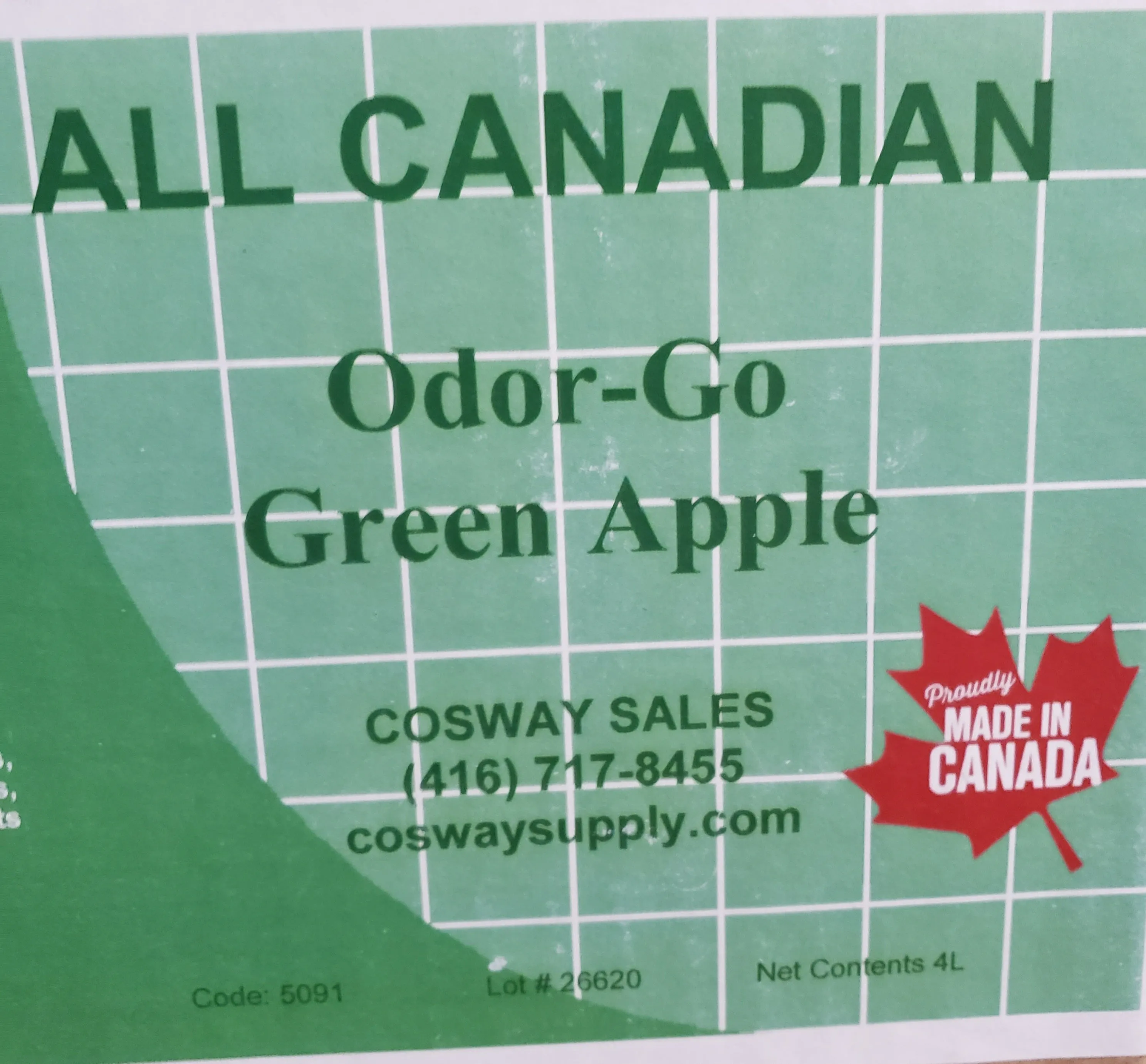 APPLE ODOR-GO ALL CANADIAN