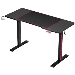 Artiss Electric Standing Desk Gaming Desks Sit Stand Table RGB Light Home Office