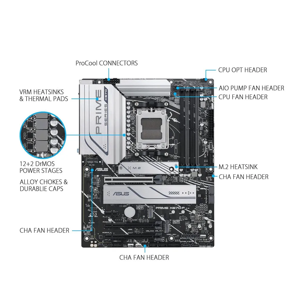 Asus Motherboard Prime X670-P