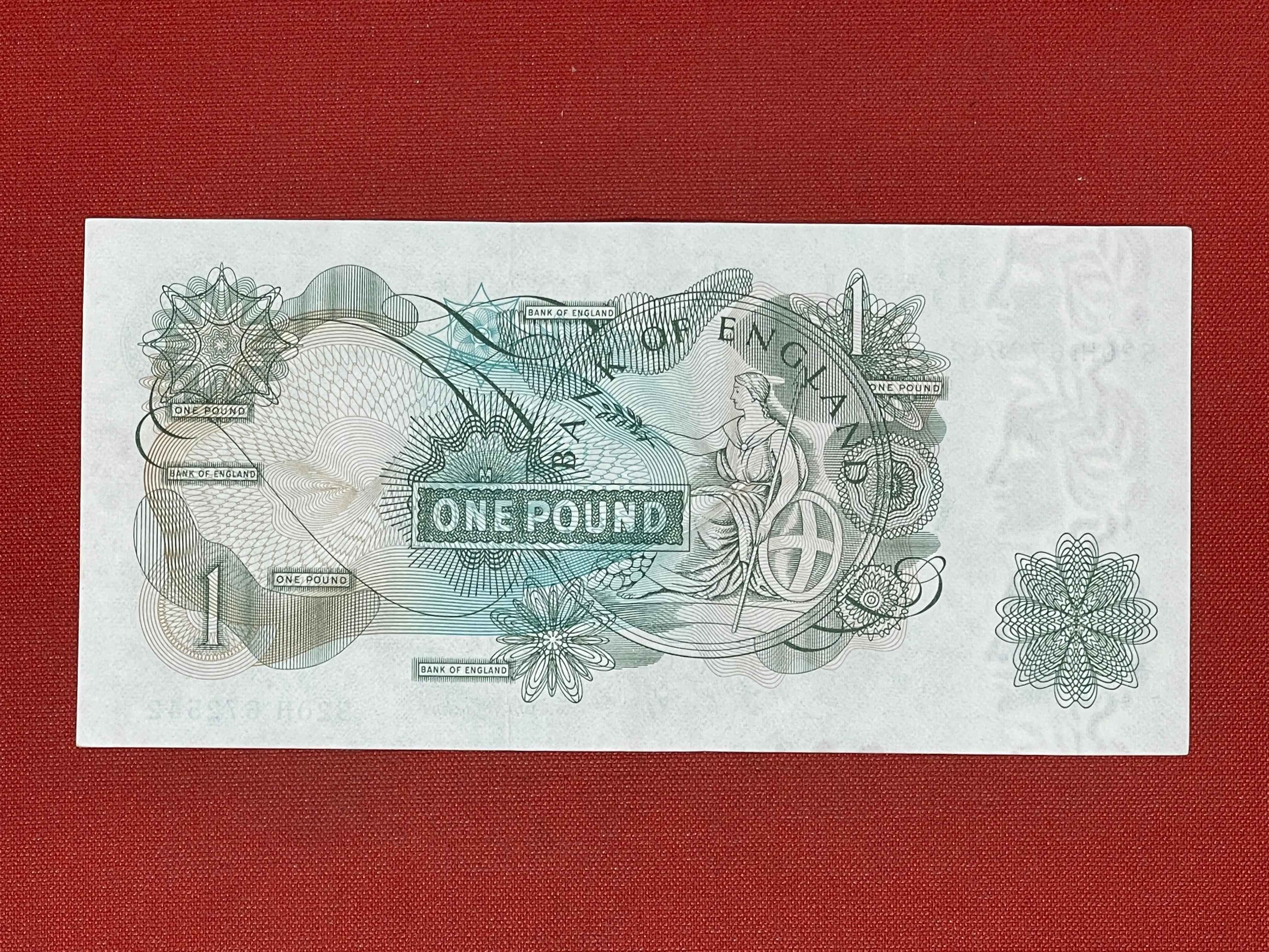 Bank of England £1 Banknote Signed J. S. Fforde ( Dugg B305 )