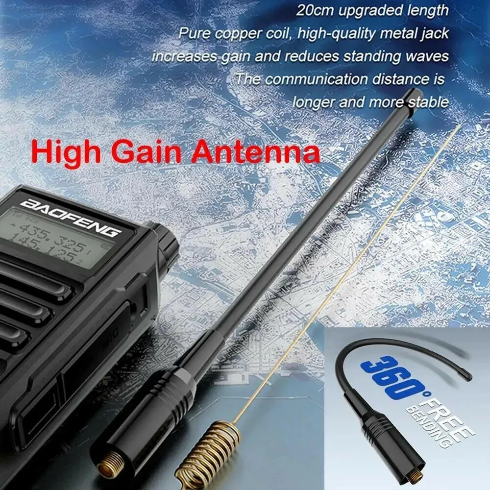 BaoFeng UV-16 MAX 10W High Power Walkie Talkie waterproof Support Type-C Charger 16KM Long Range Radio Upgrade UV-5R PRO UV-10R