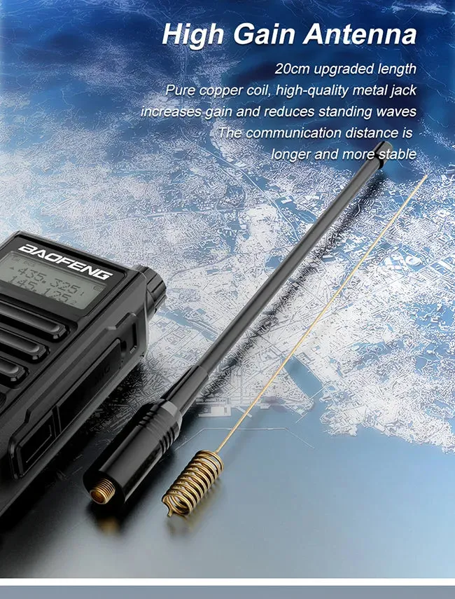 BaoFeng UV-16 MAX 10W High Power Walkie Talkie waterproof Support Type-C Charger 16KM Long Range Radio Upgrade UV-5R PRO UV-10R