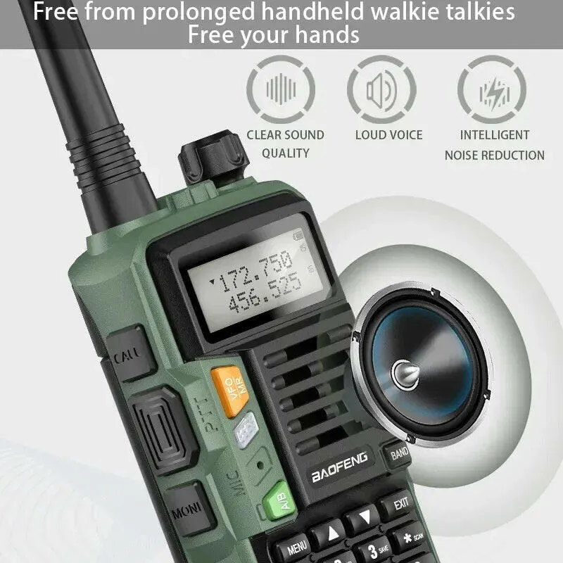 BAOFENG UV S9 Plus Powerful Handheld Transceiver with UHF VHF Dual Band 16 KM Long Range Walkie Talkie Ham UV 5R Two Way Radio