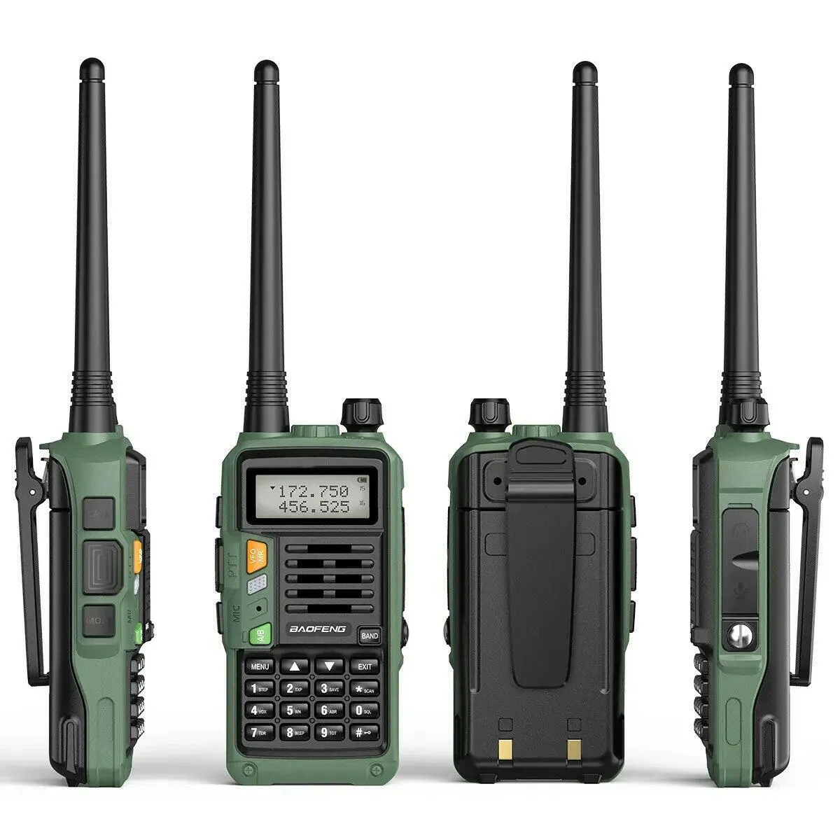 BAOFENG UV S9 Plus Powerful Handheld Transceiver with UHF VHF Dual Band 16 KM Long Range Walkie Talkie Ham UV 5R Two Way Radio