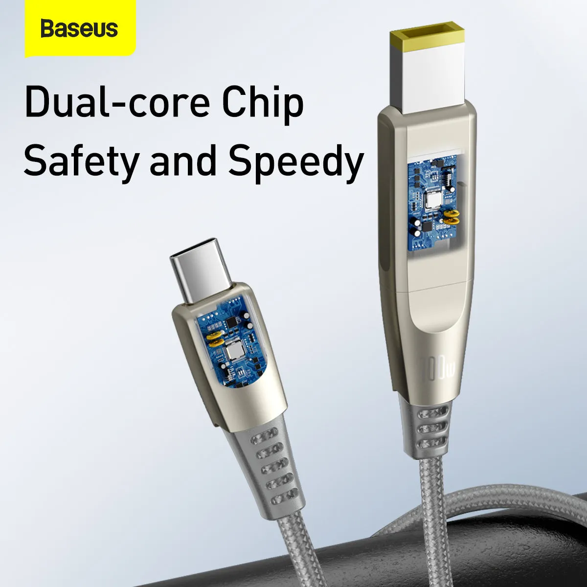 Baseus Flash Series Data Cable With Type-C To C Dc 100W 2M Grey(CA1T2-B0G)