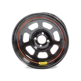 Bassett D-Hole Lightweight Wheel - 15" x 8" - 4 x 100mm - Black - 5" Back Spacing - 17 lbs.