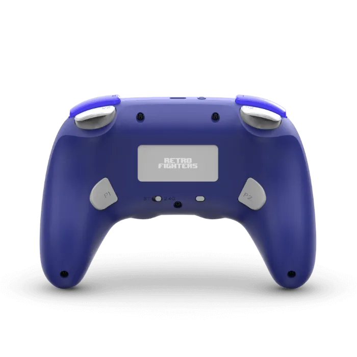 BattlerGC Pro wireless controller for Nintendo GameCube, Wii, Switch & PC, with bluetooth / 2.4G - Purple | Retro Fighters