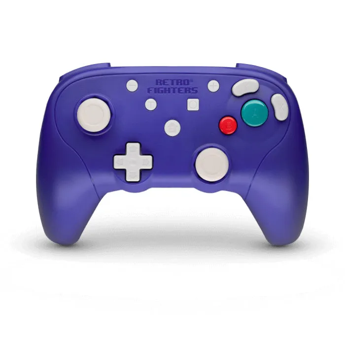 BattlerGC wireless controller for Nintendo GameCube, Wii, Switch & PC 2.4G - Purple | Retro Fighters