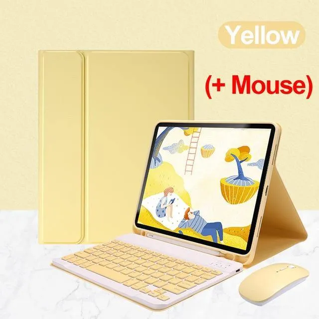 Beautiful Keyboard Mouse Case iPad Pro 11 with Pencil Holder